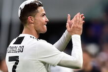A festa de Cristiano Ronaldo após ser campeão de Itália pela Juventus