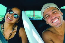 Sara Matos e Pedro Teixeira foram até às praias de Lisboa 