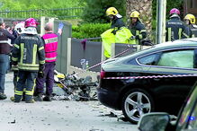 Carro em despiste apanhou três motociclistas em Paredes, domingo, matando dois deles