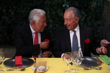 Marcelo e Costa juntam-se em jantar comemorativo da 