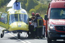 Colisão obrigou ao corte do IP6 durante várias horas para prestar socorro às vítimas e remover os veículos 