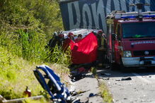 Colisão obrigou ao corte do IP6 durante várias horas para prestar socorro às vítimas e remover os veículos 