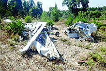 Cessna 152 despenhou-se a dois quilómetros do aeródromo de Ponte de Sor. Jovem piloto de 21 anos morreu no acidente