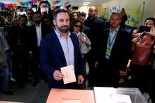 Já foi votar Santiago Abascal
