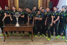 Medina recebe equipa de futsal do Sporting após vencer campeonato europeu