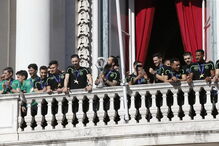 Campeões europeus de Futsal aclamados em Lisboa