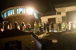 Operações no local da tragédia na Madeira