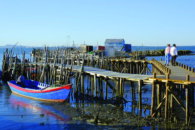 O Cais Palafítico da Carrasqueira  é um dos locais mais visitados no concelho de Alcácer do Sal
