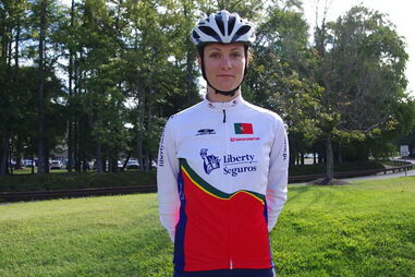 A ciclista Daniela Reis