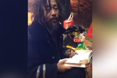 Shen Wei, Sem-abrigo alcança estrelato através das redes sociais