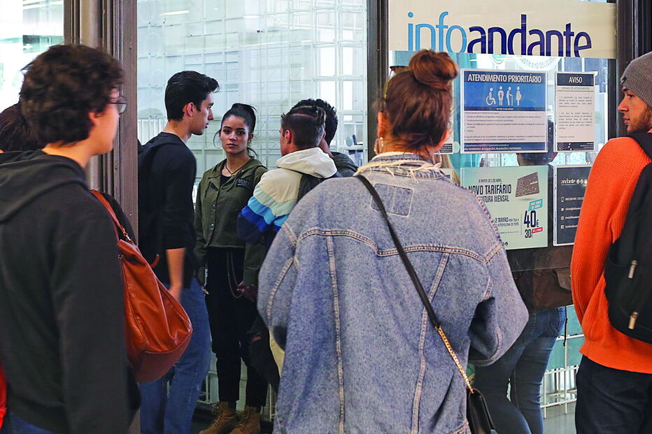 Estação da Trindade, no Porto, uma das mais frequentadas da Área Metropolitana    