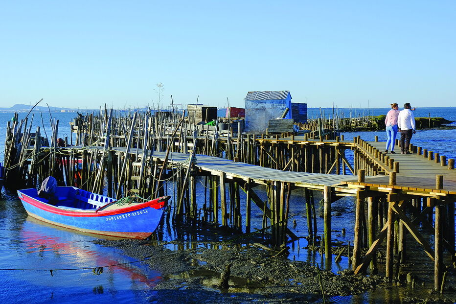 O Cais Palafítico da Carrasqueira  é um dos locais mais visitados no concelho de Alcácer do Sal
