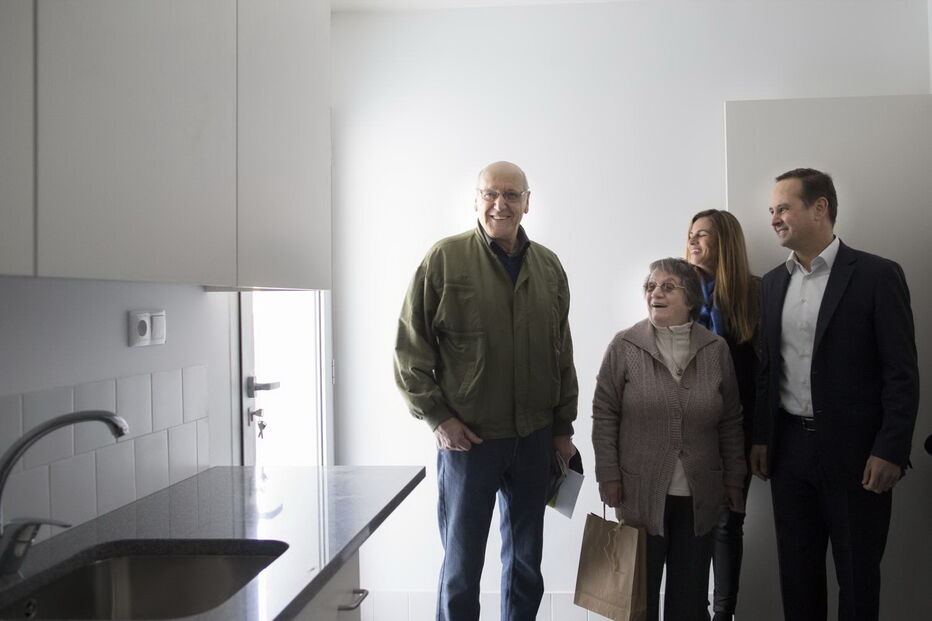 Entrega de casas no Bairro da Boavista