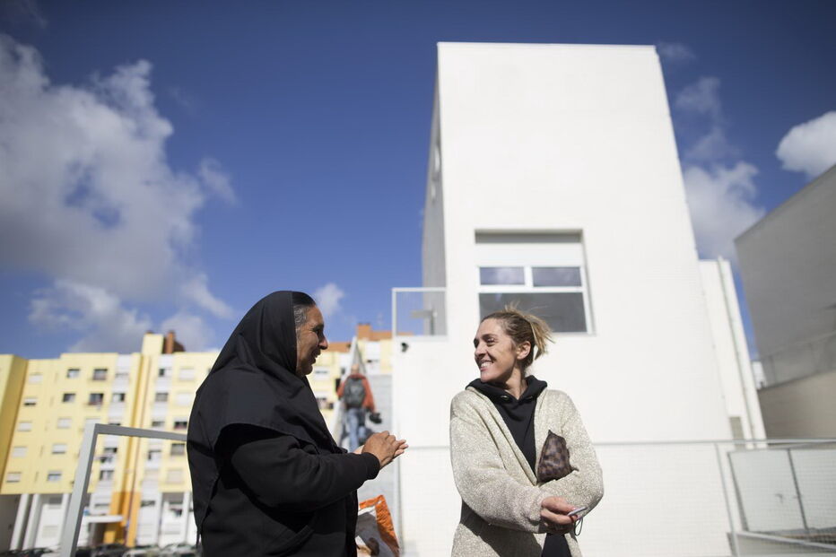 Entrega de casas no Bairro da Boavista