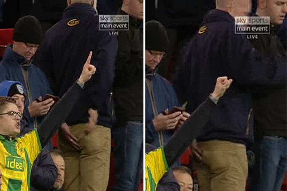 Adepto descuida-se em pleno estádio e é apanhado pelas câmaras de televisão