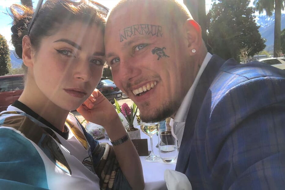 Anna Florence Reed e o namorado Marc