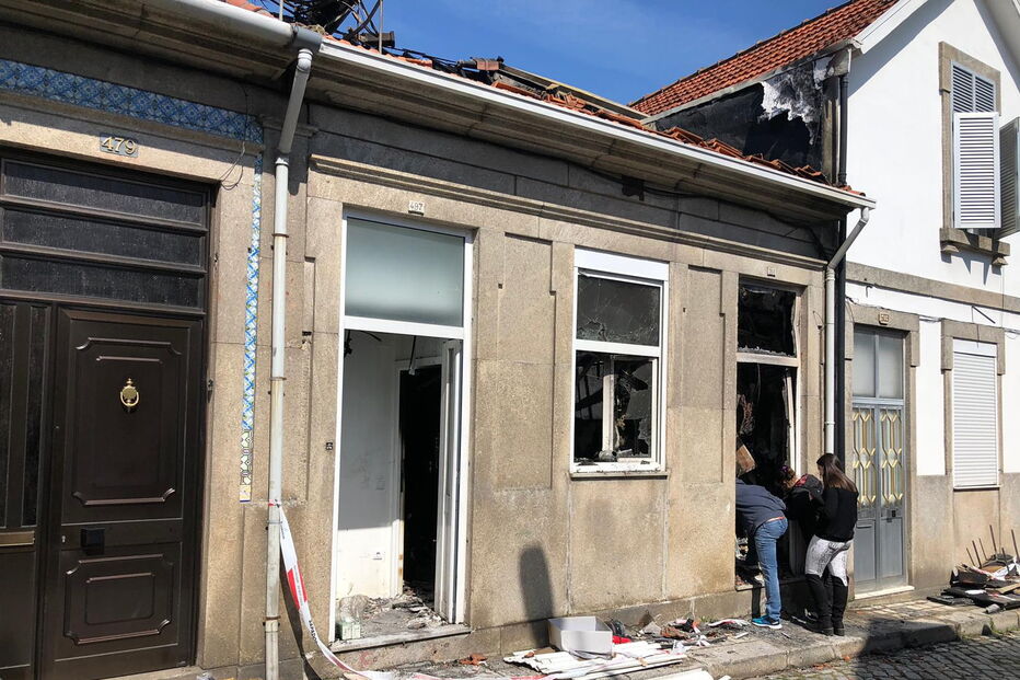 Incêndio no Porto deixa estudantes universitários desalojados