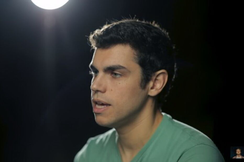 João André no documentário 'O resto da tua vida'