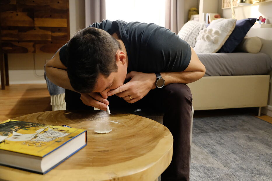 Bruno consome cocaína em 