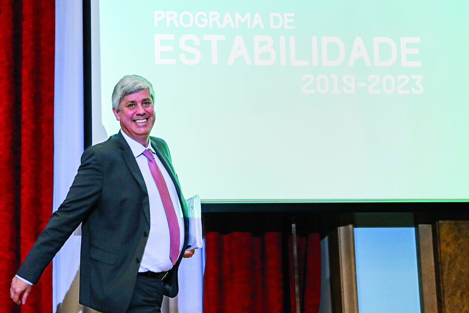 Mário Centeno apresentou os dados principais do Programa de Estabilidade no Ministério das Finanças