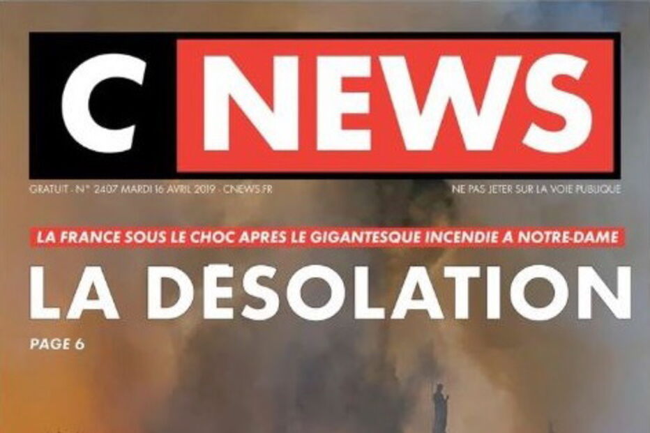 Capas dos jornais internacionais dão destaque ao incêndio na Notre-Dame