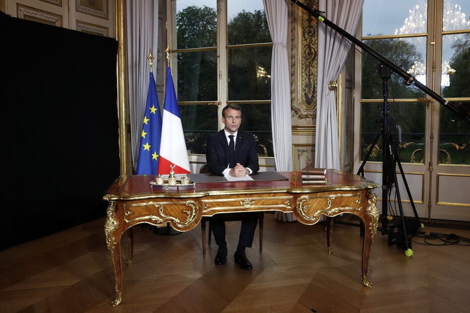 Macron quer reconstruir uma 