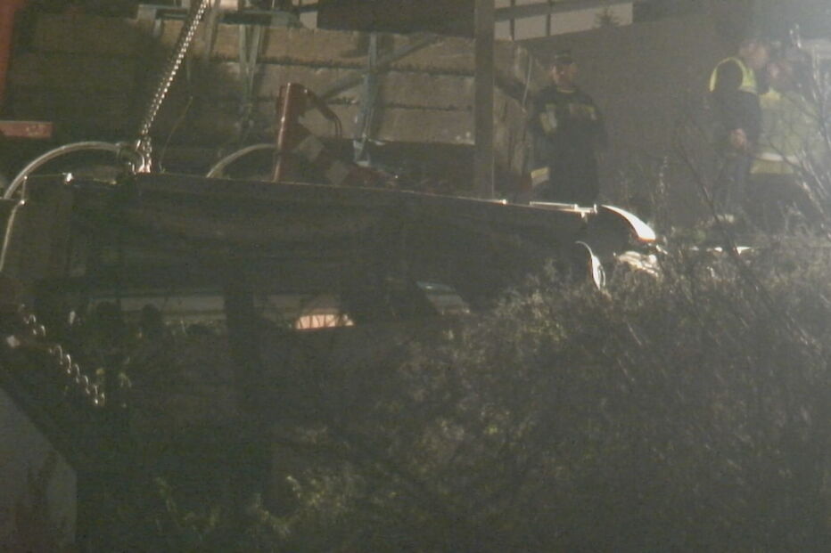 Retirada do autocarro do local da tragédia