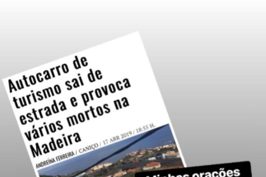 Dolores Aveiro sobre a tragédia na Madeira