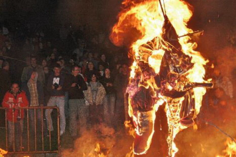 Queima de Judas em Montalegre