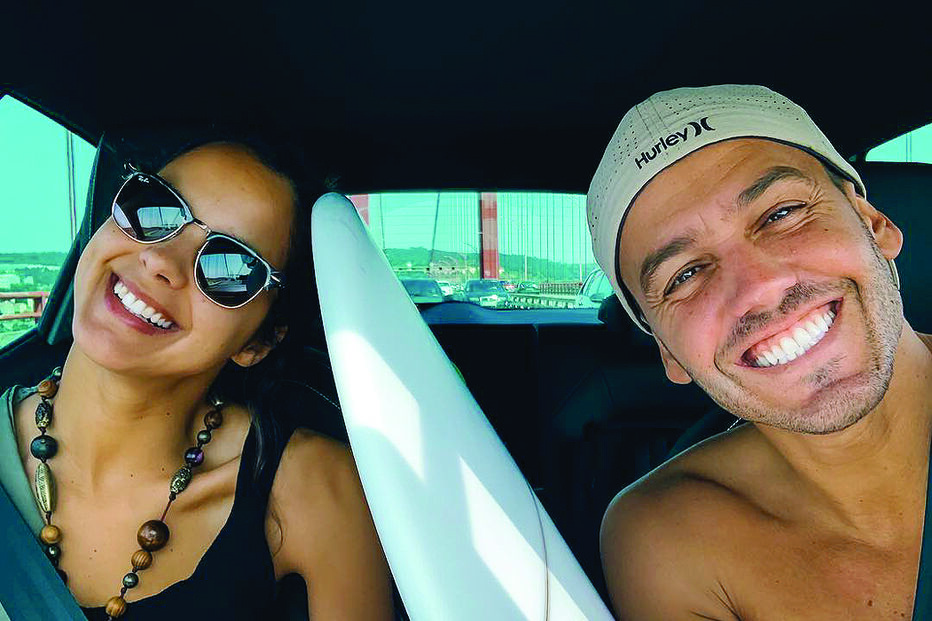 Sara Matos e Pedro Teixeira foram até às praias de Lisboa