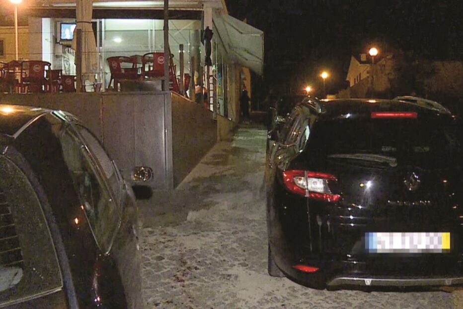 Barulho na esplanada, em Fermentões, levou o agressor, de 52 anos, a atacar com uma faca