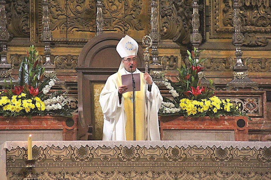 D. Manuel Linda presidiu à missa de celebração da Páscoa, que foi realizada na Sé do Porto 