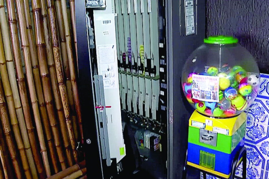 Máquina ficou destruída