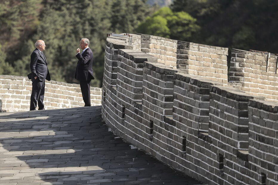 Marcelo na visita oficial à China