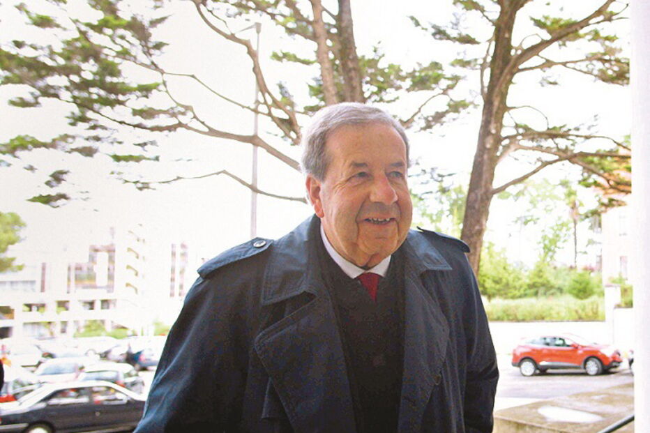 Valdemar Alves à chegada ao Tribunal de Leiria
