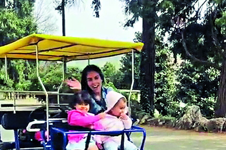 Georgina Rodríguez com Eva e Alana Martina