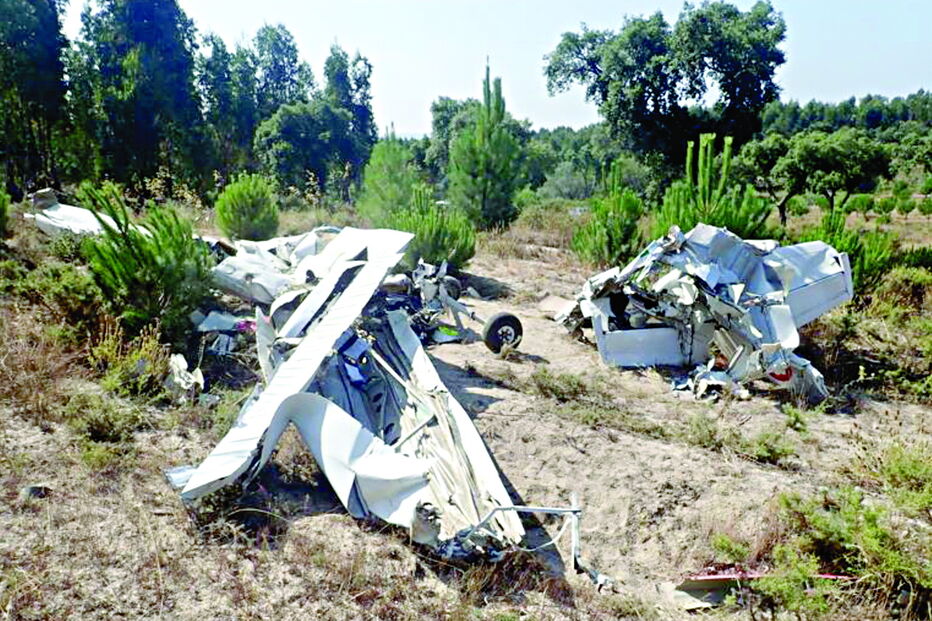 Cessna 152 despenhou-se a dois quilómetros do aeródromo de Ponte de Sor. Jovem piloto de 21 anos morreu no acidente