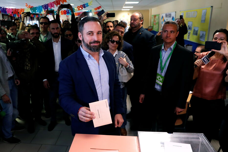 Já foi votar Santiago Abascal