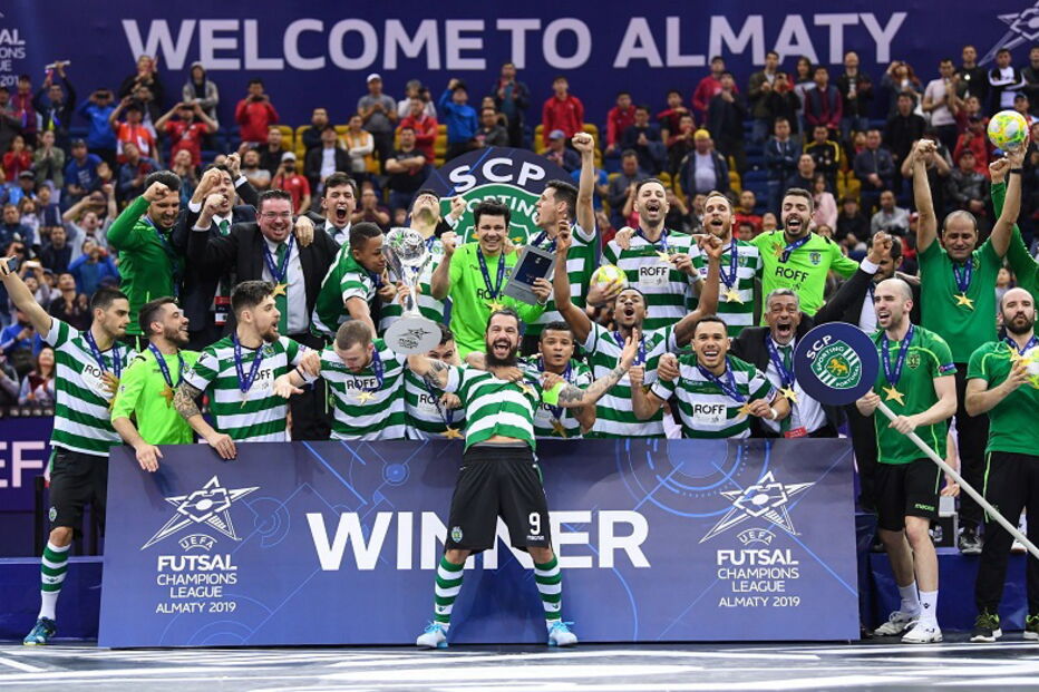 Sporting vence Kairat e conquista Liga dos Campeões de Futsal