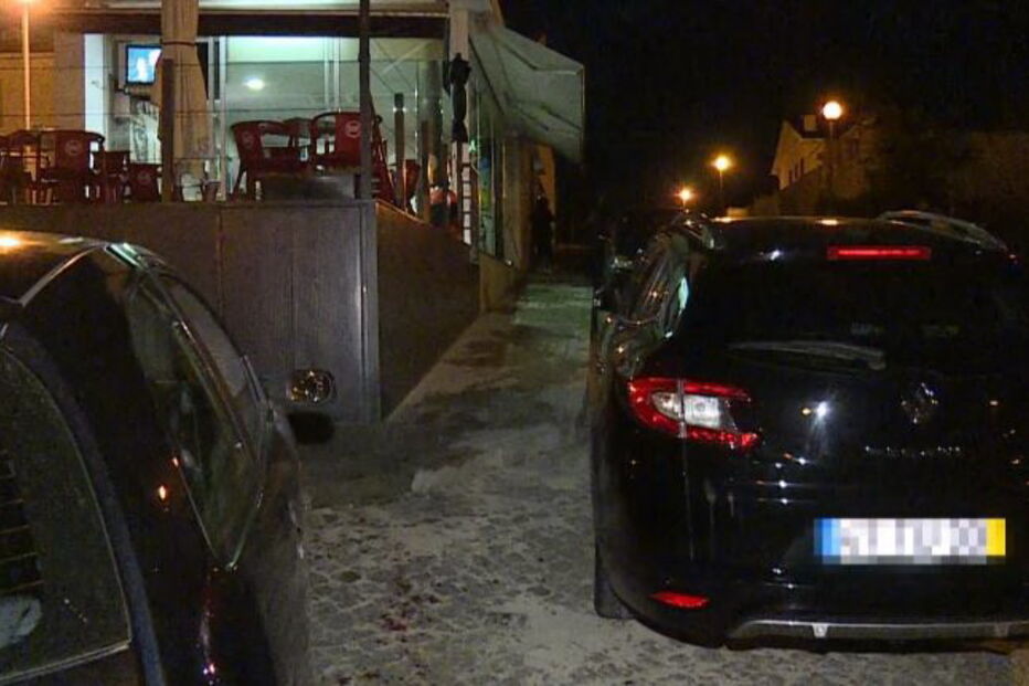 Crime ocorreu no exterior de um café em Fermentões, Guimarães