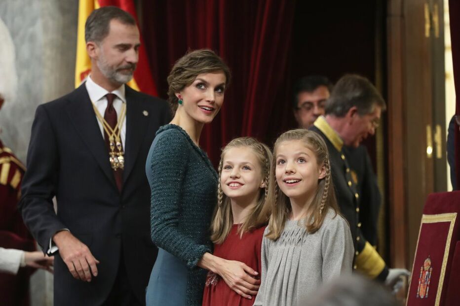 Infanta Sofia, Letizia, Felipe 