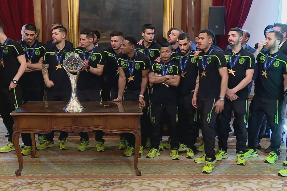 Medina recebe equipa de futsal do Sporting após vencer campeonato europeu