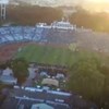 Drone da CMTV mostra estádio do Jamor após conquista leonina