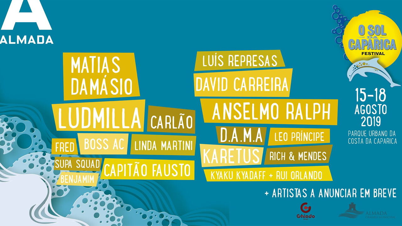 Festival O Sol da Caparica com novas confirmações