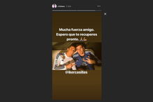 'Instastorie' publicado por Cristiano Ronaldo