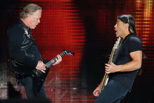 Vibrante: o concerto dos Metallica deixou os fãs da banda deliciados. Nem o vento conseguiu estragar a festa