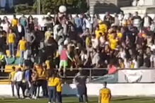 Agressões entre adeptos no final do jogo entre o Sporting Clube de Espinho e Lourosa 