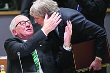 Jean-Claude Juncker e May