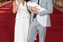 Meghan, Harry, bebé real