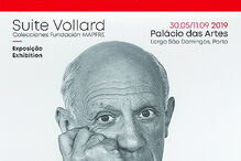 Cartaz divulga a exposição inédita na cidade do Porto 